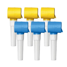 Blåsormar, blå/gul 6 st