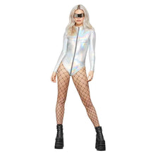 Bodysuit, Fever miss whiplash mirror holographic S