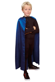 Barnmantel, blå 90 cm