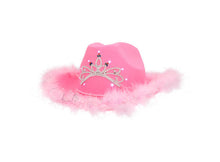 Cowboyhatt, rosa LED
