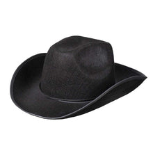 Cowboyhatt, rodeo svart