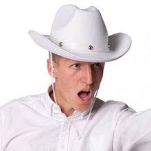 Cowboyhatt, vuxen vit
