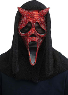 Scream mask, devil bling