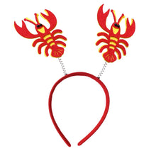 Diadem, kräftor gul/röd