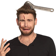 Diadem, skiftnyckel genom huvud