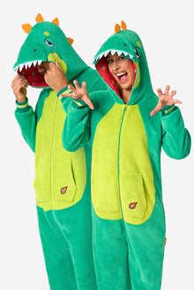 Opposuits onesies, dinosaur XS