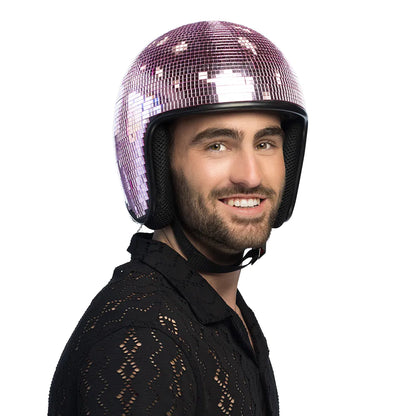 Discohjälm, rosa