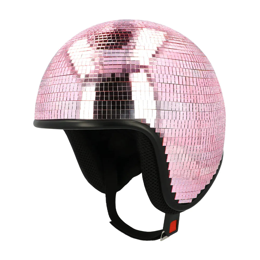 Discohjälm, rosa