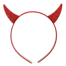 Diadem, djävulshorn glittrig