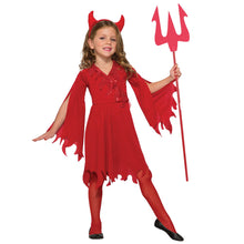 Barnklänning, djävul 122/128 cl