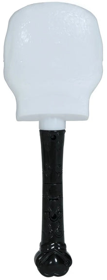 LED-trollstav, dödskalle 22 cm