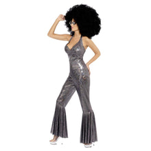 Dräkt, disco diva silver M