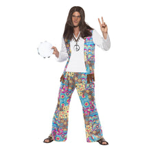 Dräkt, groovy hippie L