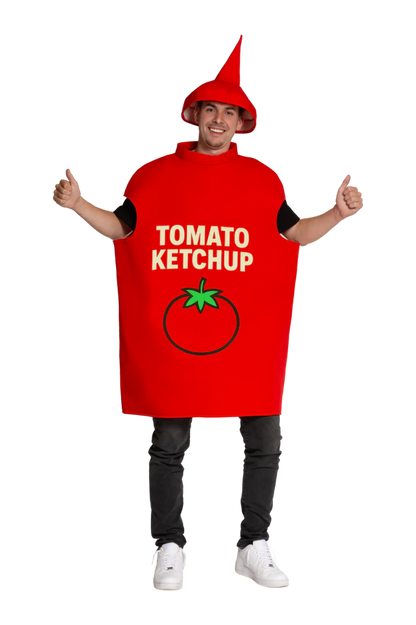 Dräkt, ketchupflaska one size