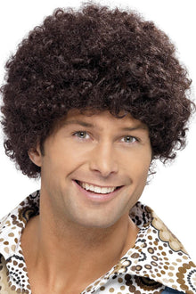 Peruk, 70-tal disco dude brun
