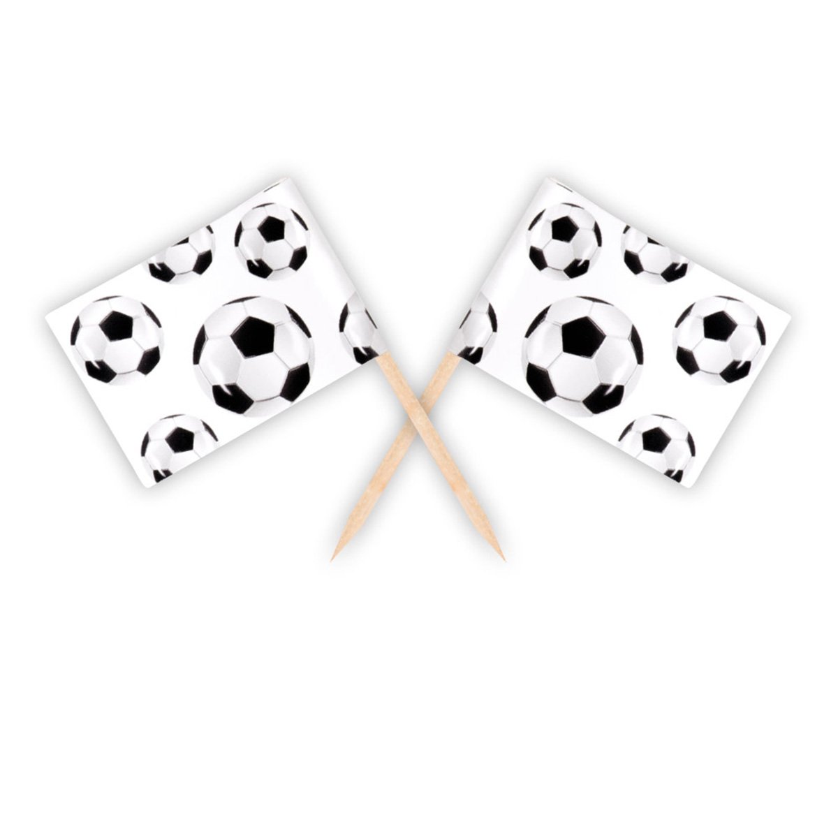 Cocktailflaggor, fotboll 24 st