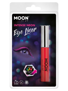 Moon Eyeliner neon UV, röd 10 ml