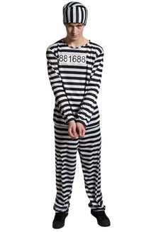 Fångdräkt, svart/vit