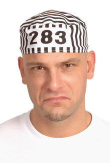 Fångmössa, svart/vit