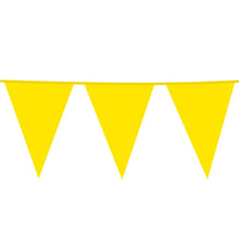 Flaggirlang, gul 10 m (30x45cm)
