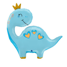 Folieballong, Blue Dino Shape 71 cm