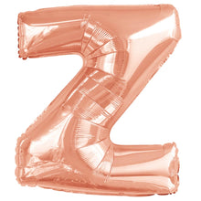 Folieballong, bokstav rosé Z 86 cm