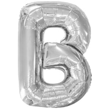 Folieballong, bokstav silver B 86 cm