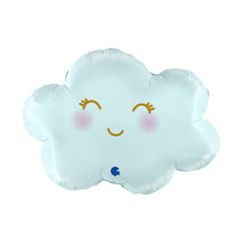 Folieballong, Cloudy Satin Pastel Blue