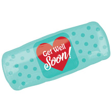 Folieballong, get well soon plåster P30