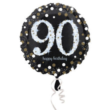 Folieballong, happy birthday 90 år 43 cm