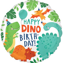 Folieballong, happy dino birthday 45 cm