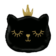 Folieballong, cat princess black 66 cm