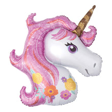 Folieballong, magic unicorn 83x73 cm