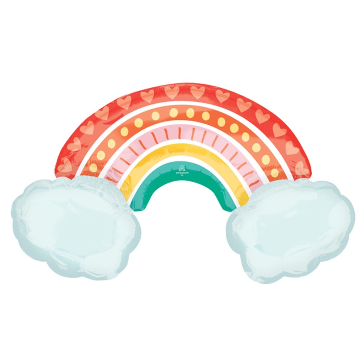 Folieballong, retro moln 93x55 cm