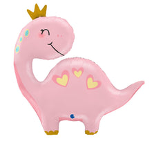 Folieballong, Pink Dino Shape 71 cm