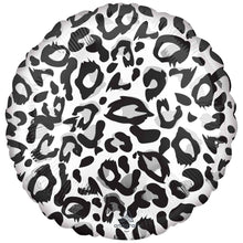 Folieballong, snöleopardmönster 43 cm