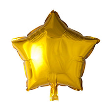 Folieballong, stjärna guld 45 cm