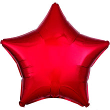 Folieballong, stjärna metallic röd 48 cm