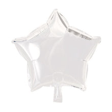 Folieballong, stjärna vit 45 cm