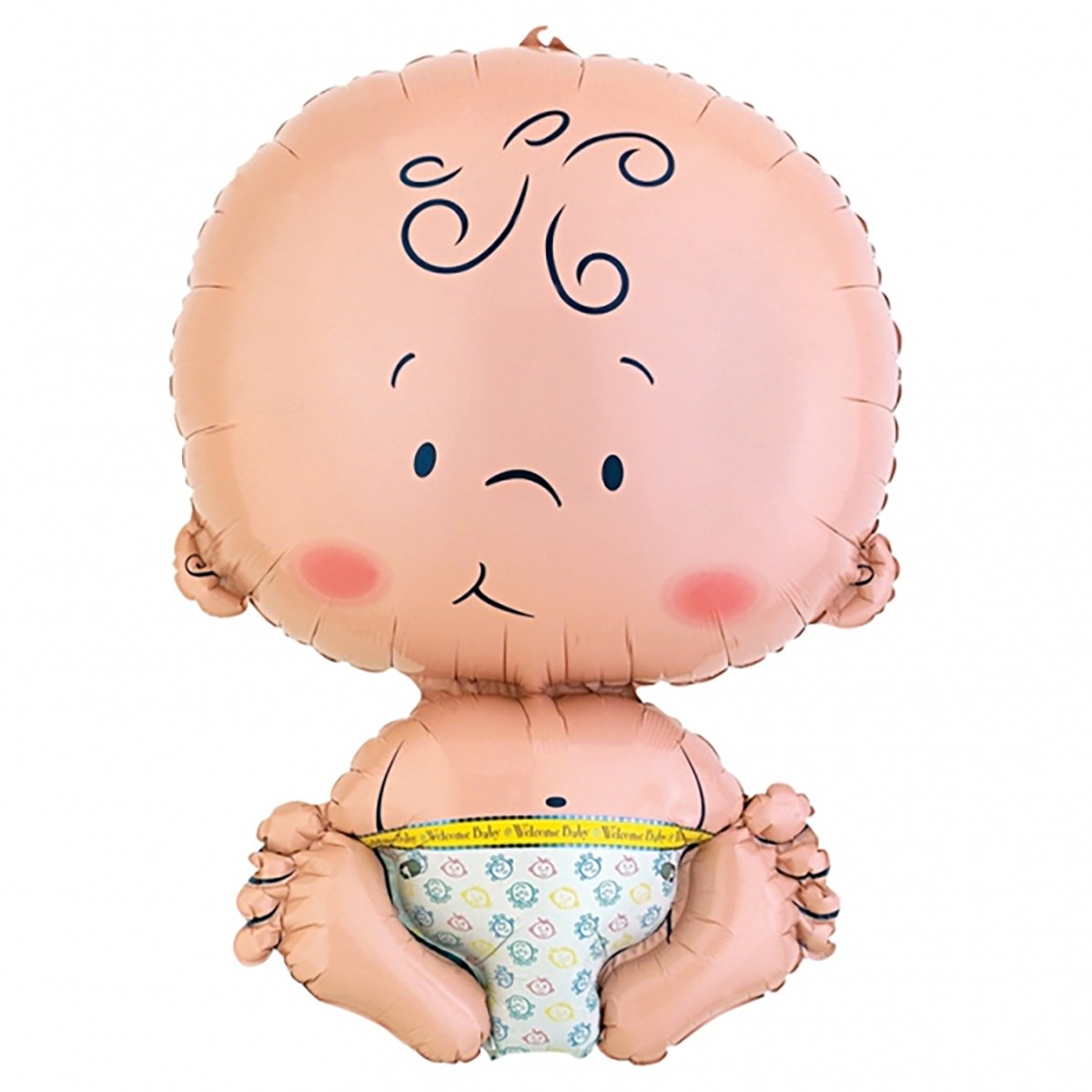 Folieballong, welcome baby 41x61 cm
