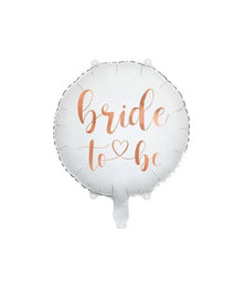 Folieballong, bride to be vit 45 cm