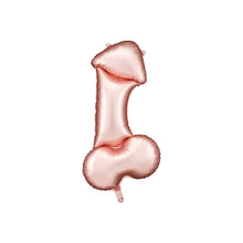 Folieballong, penis roséguld 55x112 cm