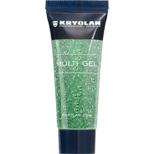 Kryolan multigel glitter, grön 10 ml