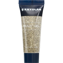 Kryolan multigel glitter, guld 10 ml