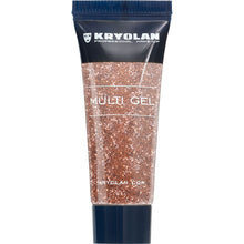 Kryolan multigel glitter, koppar 10 ml