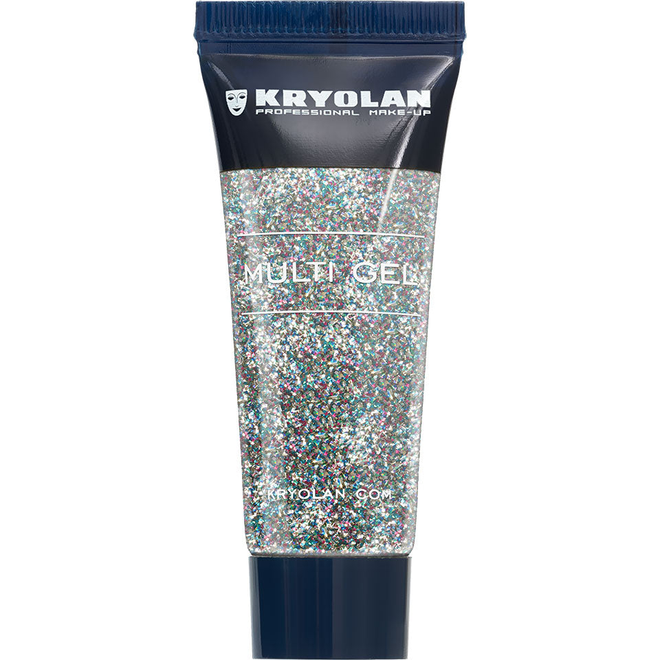 Kryolan multigel glitter, multi 10 ml