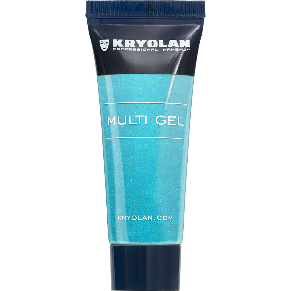 Kryolan multigel glitter, pearl blue 10 ml