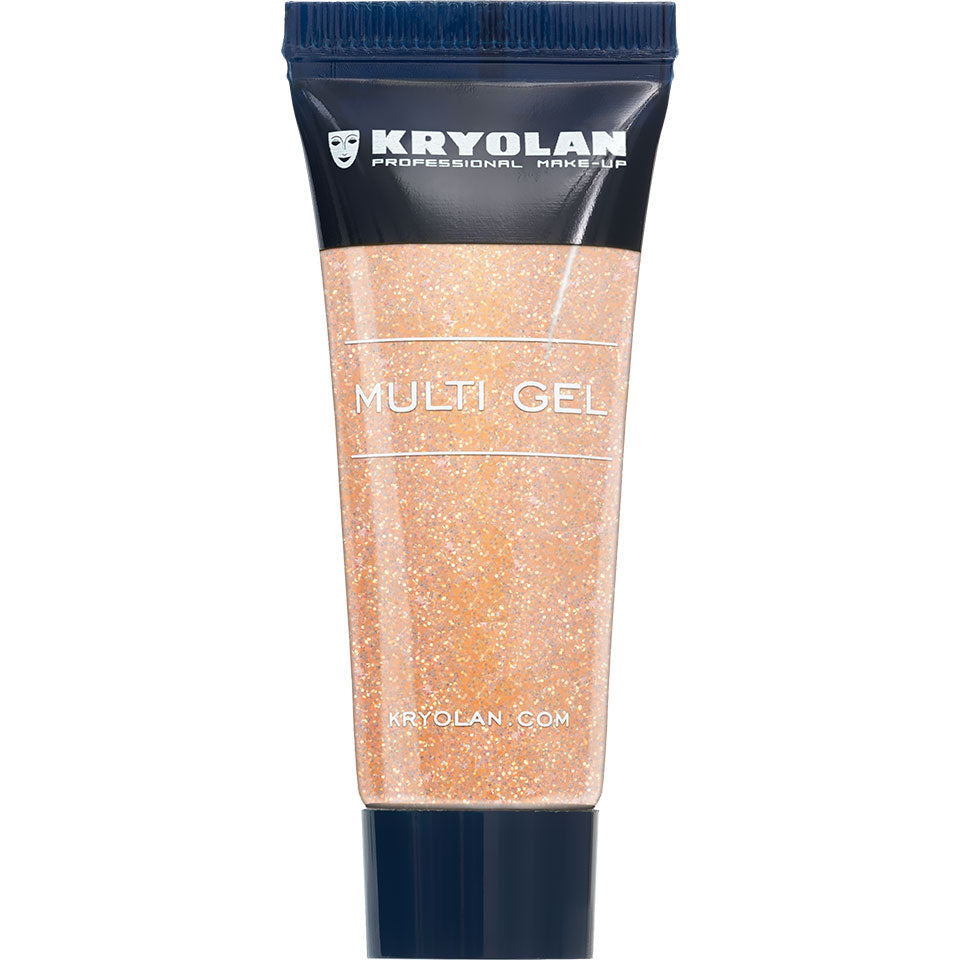 Kryolan multigel glitter, pearl orange 10 ml