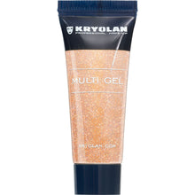 Kryolan multigel glitter, pearl orange 10 ml