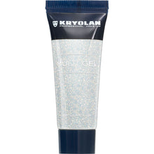 Kryolan multigel glitter, pearl white 10 ml